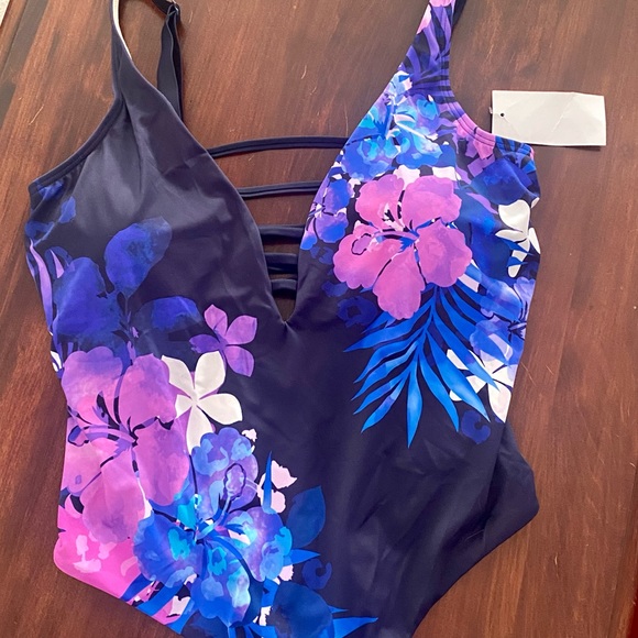 Swimsuits For All Other - Strappy Plunge One Piece Swimsuit